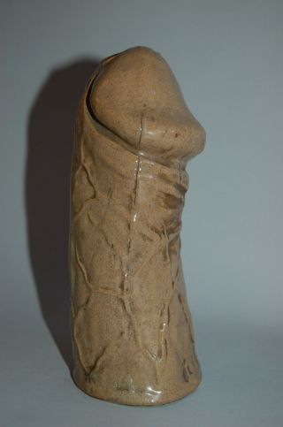 Fertility Sculpture Of Penis Phallus,  Or Shunga,  Ceramic,  Japan