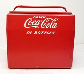 Antique Vintage Coca Cola Cavalier Bottle Chest Cooler Bottle Opener Box