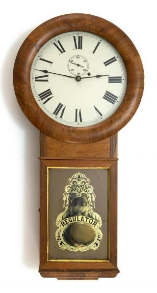 Antique Seth Thomas No.  2 Regulator Wall Clock