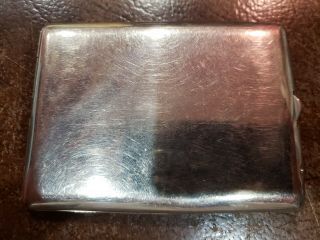 Vintage EAM USA Silver plated Cigarette Case / Card Holder 2