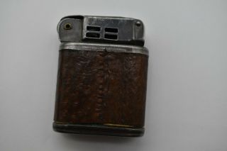 Vintage Rare Cigarette Lighter Beattie Jet Lighter Leather Pat.  1894300