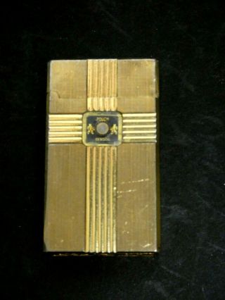 Vintage Colibri Touch Sensor Lighter Brass Or Gold Tone