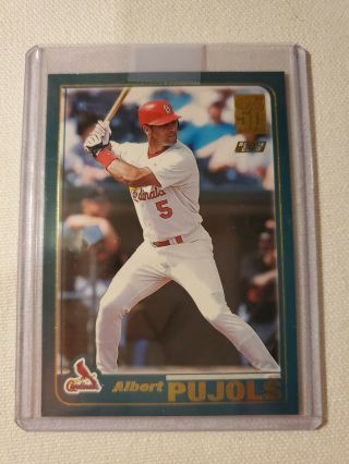 2001 Albert Pujols Topps Traded Rookie Card T247