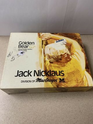 Vintage Boxes Jack Nicklaus Macgregor Golden Bear Golf Balls 1 