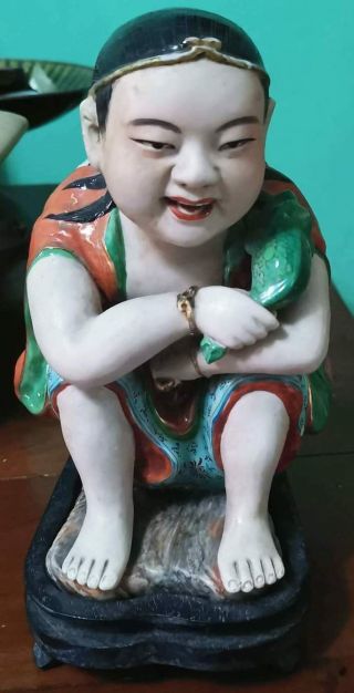 Antique Chinese Porcelain Figurine Republic Of China 1940 