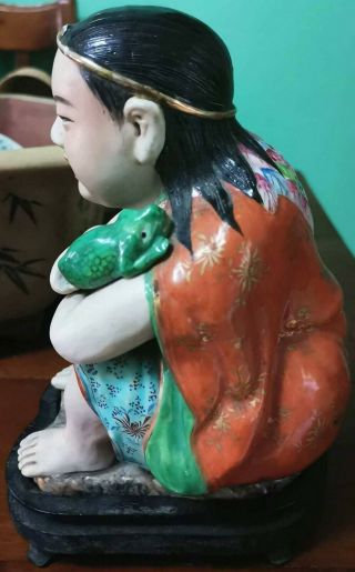 Antique Chinese Porcelain Figurine Republic of China 1940 ' s. 3