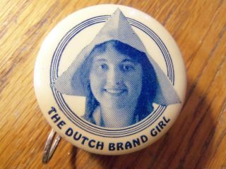 Vintage Celluloid Advertising Tapemeasure The Dutch Brand Girl Friction Tape Etc