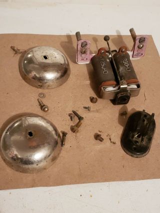 Vintage Antique Northern Wall Telephone Phone Crank Bell Ring Kit