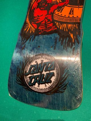Vintage NOS Santa Cruz Claus Grabke HBT Skateboard Deck In Shrink 1988 3