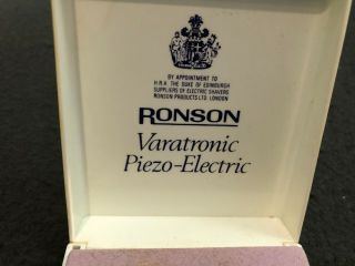 Vintage Ronson Varatronic Piezo - Electric Lighter 2