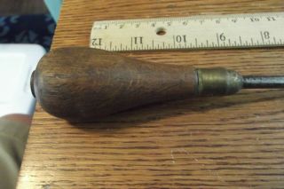 ANTIQUE VINTAGE WOOD HANDLE E DICK MADE IN GERMANY 13 