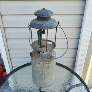 Antique Coleman Lantern ? Galvanized Large Lantern Antique Pressure Lamp
