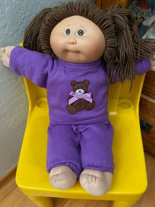 Vintage Cabbage Patch Kids Clothes Girls Sweat Suit Outfit Handmade 3