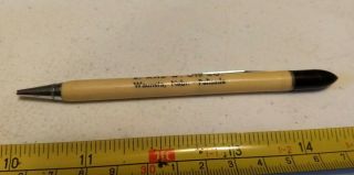 Vintage S.  And W.  Oil Co Wauneta Nebraska Palisade Advertising Mechanical Pencil