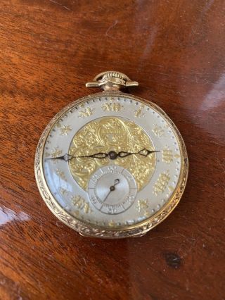 Antique Vintage 14k Gold Lord Elgin Pocket Watch Case