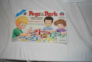 Vintage Pegs In The Park A Great Counting Game For Kids 1993 Factory.
