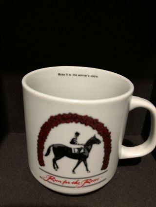 Rare Vintage Toyota Coffee Mug Run For The Roses - Make It To The Winners Circle