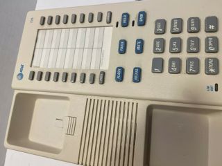 AT&T Corded Home Office Landline Memory Phone Wall 725 Misty Cream VINTAGE 2