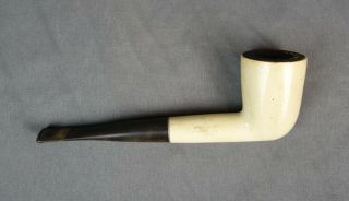 Vintage Dr Grabow Color Duke White Ajustomatic Imported Briar Tobacco Pipe