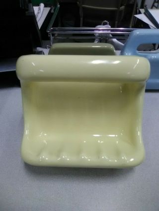 Vintage Ceramic Soap Dish With Washcloth Bar