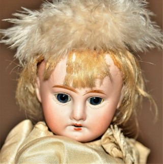 Very Desirable 10,  62 " Fleischmann 6/0 First Bleuette Bisque Head Doll - 1905/15
