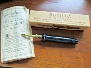 Vintage Bucilla Rug Punch Needle