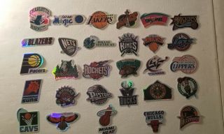 Vintage Nba Basketball Decal Stickers 29 Teams (old Logos)