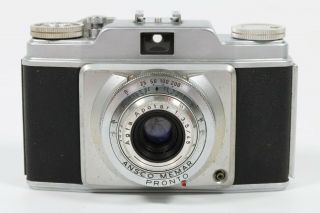 Vintage Ansco Memar Pronto 35mm Film Camera Agfa Apotar F/3.  5 45mm