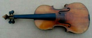 Label Inside Vintage Very Antique Old Violin 4/4