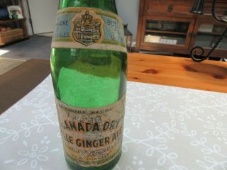 Vintage 1948 Canada Dry Pale Ginger Ale 12 Oz Bottle York Ny Hard To Find