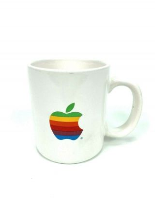 Vintage Apple Computer Coffee Mug Macintosh 1990 