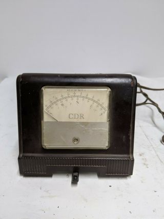 Vintage Cdr Rotor Tr - 44 Ham Radio Tv Antenna Motor Controller
