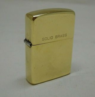 Zippo 1932 - 1990 Solid Brass Commemorative 58th Lighter