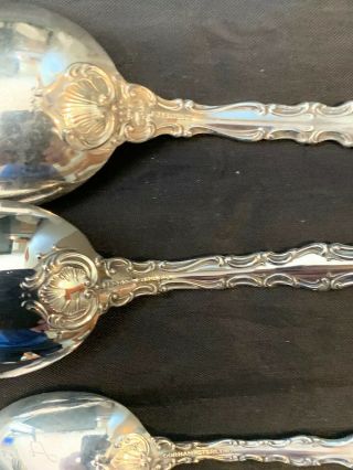 STRASBOURG BY GORHAM STERLING FLATWARE SET FOR 4 by 6 WITH OVAL SOUPS POLISHED 3