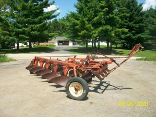 Case 5 Bottom Antique Tractor Plow Complete Deere Farmall B