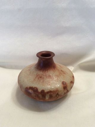 Vintage Studio Art Pottery Vase 3 " Wide