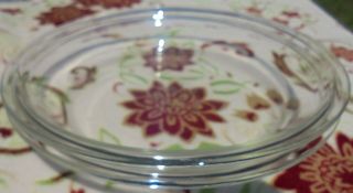 2 Vintage Pyrex 208 8 Inch Clear Rimmed Pie Plates Vguc Great Size