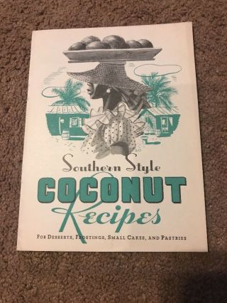 Vintage Black Americana Bakers Coconut Recipe Southern Style Recipes 1937