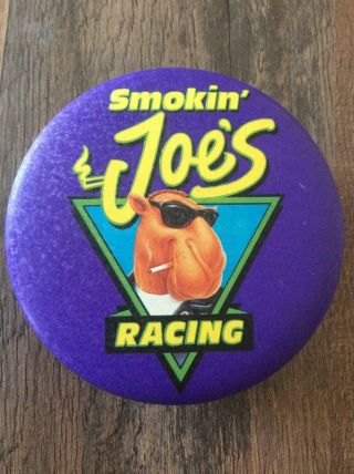 Vintage Smokin Joes Racing Camel Zippo Lighter In Tin
