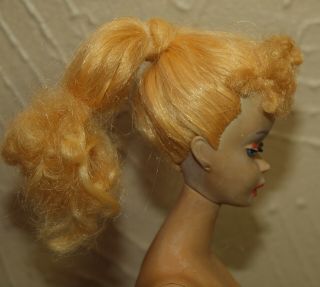Vintage Barbie 3 - 4 Transitional BLONDE Ponytail BROWN Eyeliner ALL 3