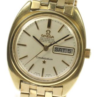 Omega Constellation Day Date Antique Cal.  751 Silver Dial Automatic Men 