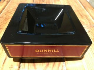 Vintage Alfred Dunhill Ltd London England 7 " Cigar Ashtray Classic Red/black