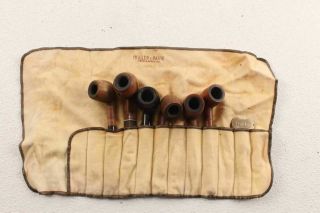 7 Vintage Smoking Tobacco Pipes Van Roy Century Old Italy