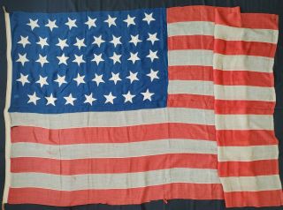 38 Star Antique Vintage American Flag