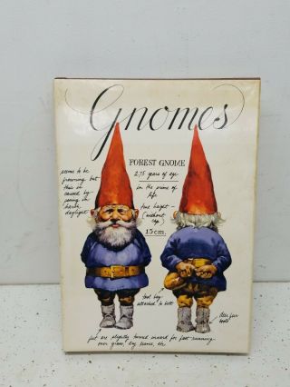 Gnomes Wil Huygen Rien Poortvliet Vintage 1977 Hc/dj Book