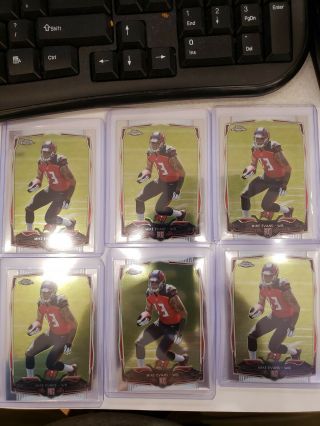 2014 Mike Evans Topps Chrome Rookie Rc 185 Tampa Bay Psa 10?? Pack Fresh (10)