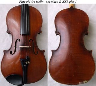 Fine Old French Violin Around 1930 - Video - Antique Master バイオリン скрипка 025