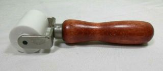 Advance Quality Vintage Wallpaper Leather 2 " Seam Roller Tool Wood Handle