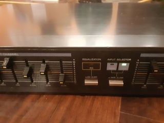 Sony Model SEQ - 120 Vintage Home Audio Stereo Graphic Equalizer Deck Retro 3