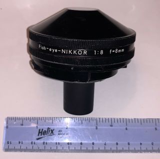 Nikon Fisheye - Nikkor 8mm F/8.  0 Lens (antique Bayonet Mount)